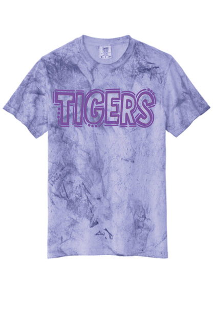 Comfort Colors Tie Dye Tigers Tee (2 design options)