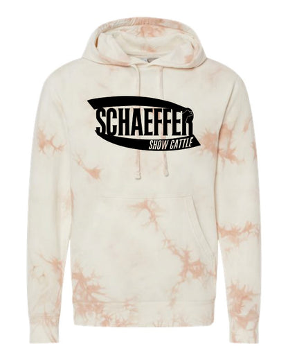 Independent Trading Co. - Dusty Rose Midweight Tie-Dyed Hooded Sweatshirt