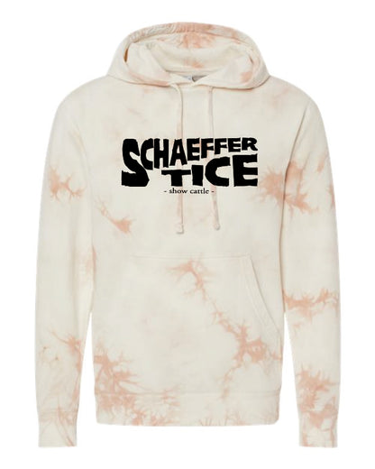 Independent Trading Co. - Dusty Rose Midweight Tie-Dyed Hooded Sweatshirt