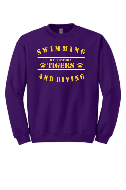 Swimming/Diving Crew Sweatshirt