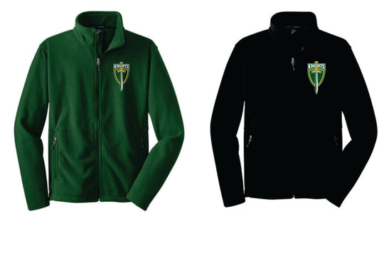 Knights Embroidered Fleece Full Zip