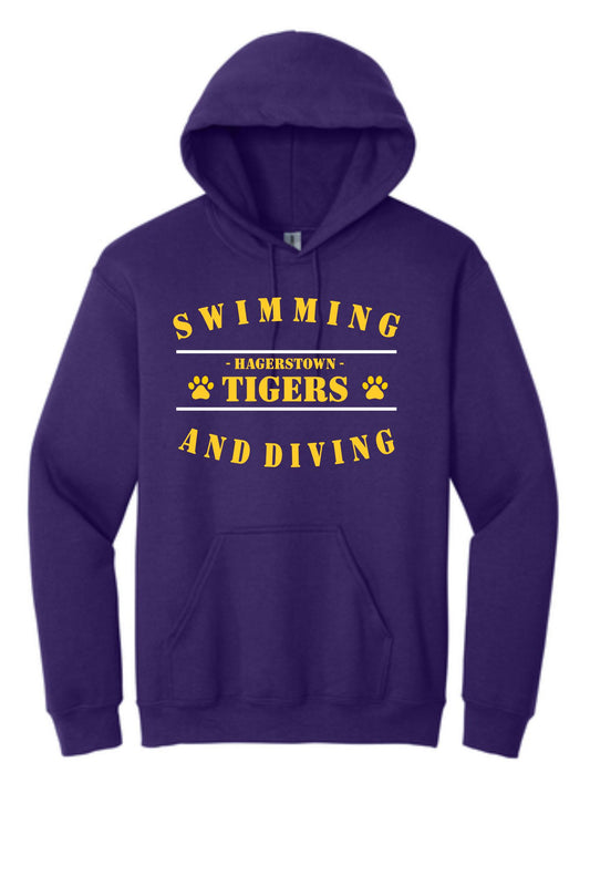 Swimming/Diving Hooded Sweatshirt