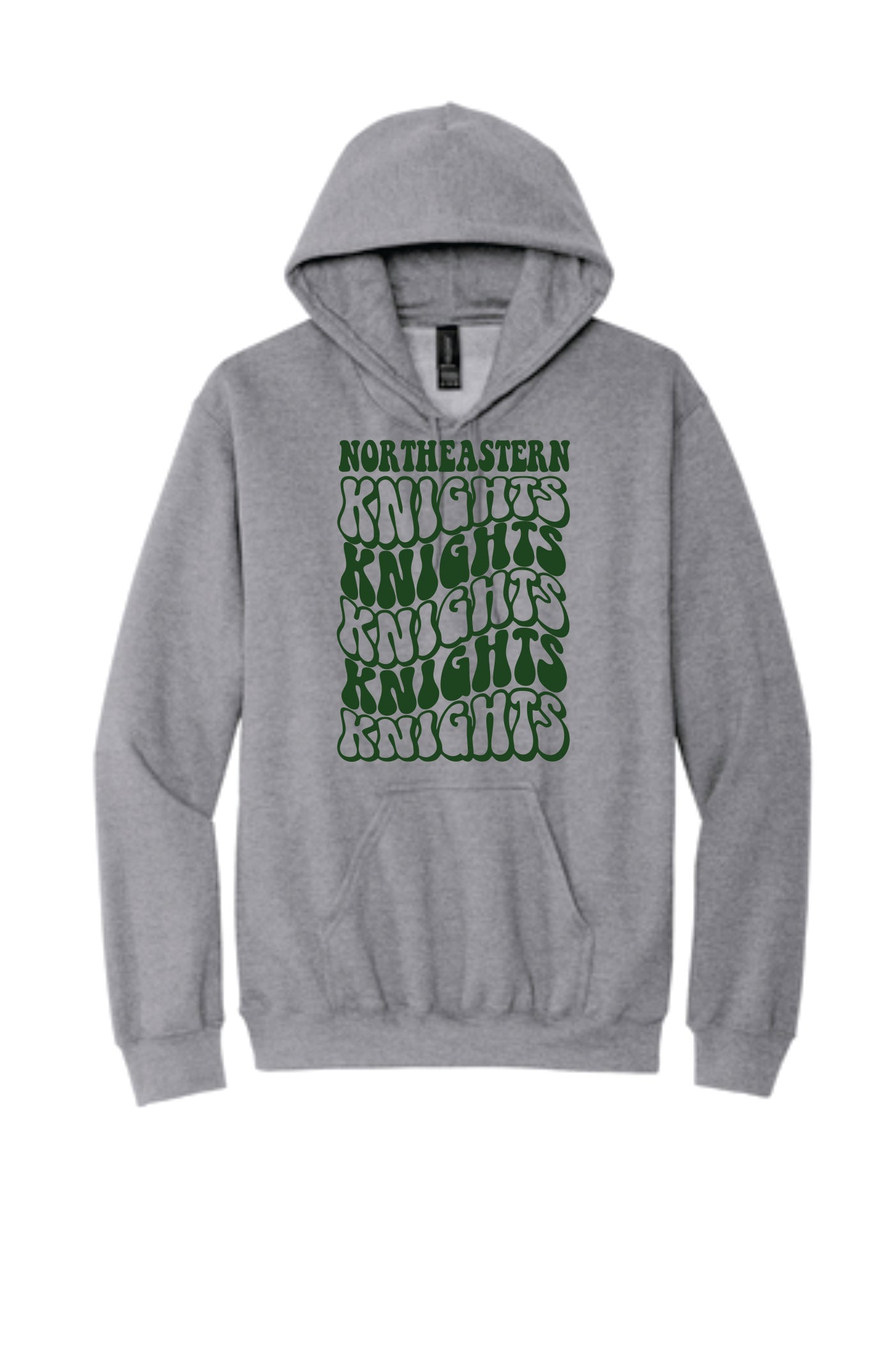 Retro Knights Grey Hoodie