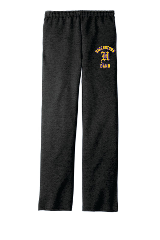 Band Sweatpants (open bottom with pockets)