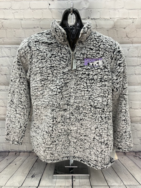 Sherpa pullover hot sale grey