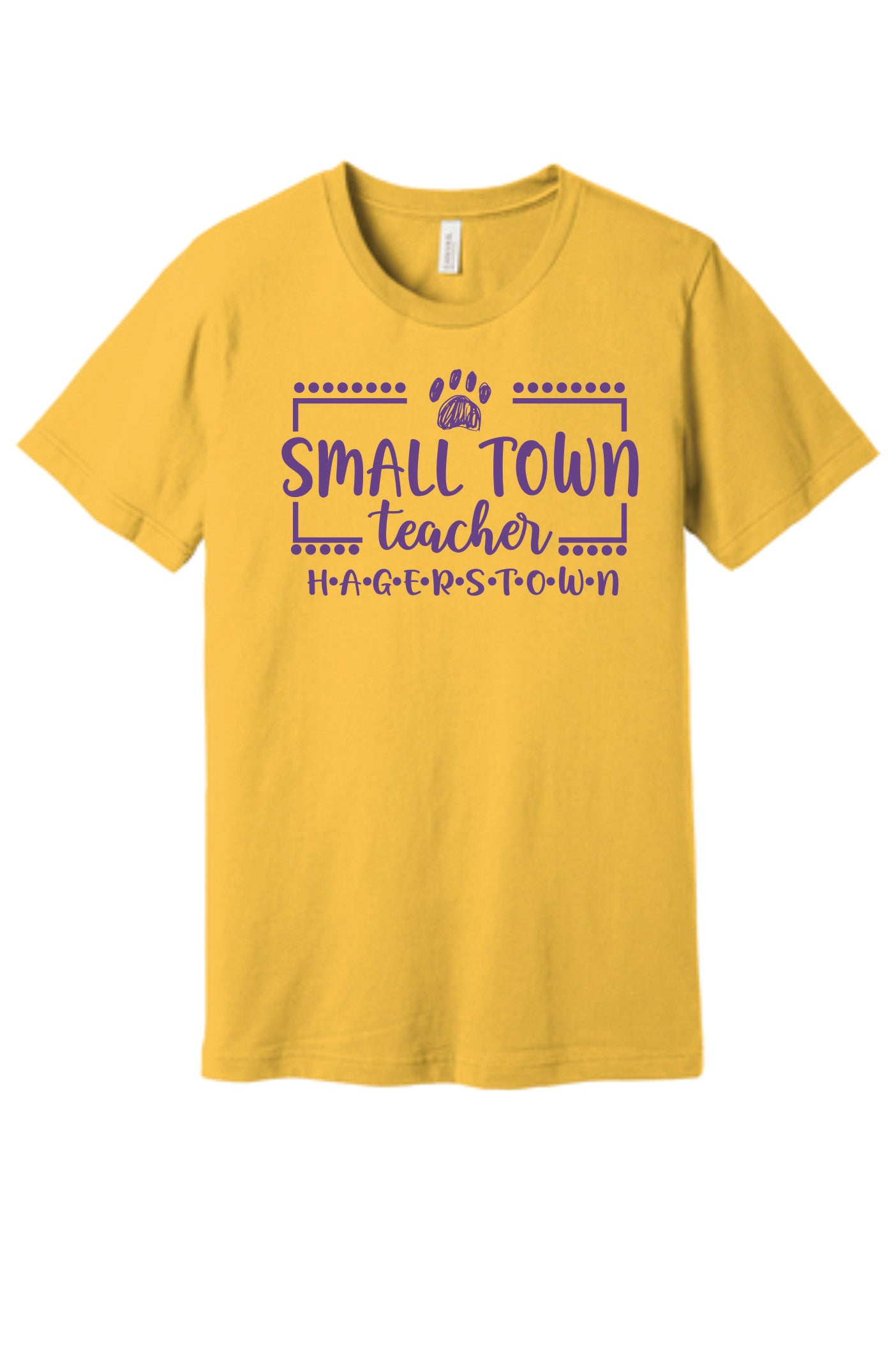 Bella Canvas Small Town Teacher